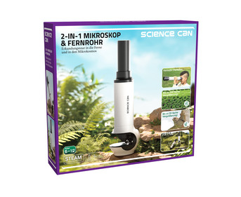 TOPBRIGHT 2 in 1 Mikroskop & Fernrohr