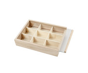 Holzbox mit Glasdeckel 1