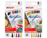 edding 5300 Acrylmarker fein 5er Set 1