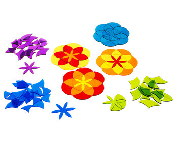Acrylformen Mandala Blumen 133 teilig