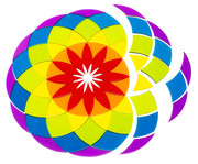 Acrylformen Großes Mandala 61 teilig 1