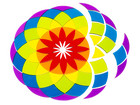 Acrylformen Großes Mandala 61 teilig