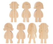 Holzfiguren Kinder 7 Stück 1