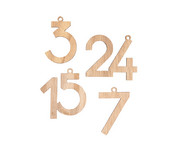 folia Adventskalender Zahlen 2
