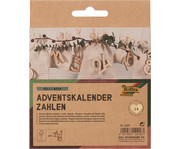 folia Adventskalender Zahlen 5