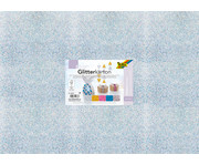 folia Glitterkarton grob 50 x 70 cm 5 Farben 1