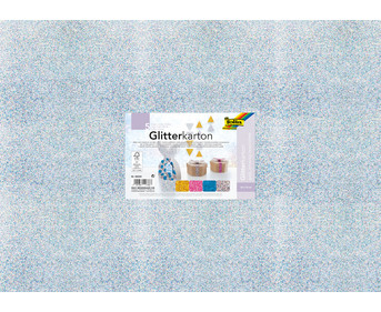 folia Glitterkarton grob 50 x 70 cm 5 Farben