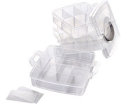 folia Sortierbox transparent mit bis zu 18 Fächern 3