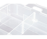 folia Sortierbox transparent mit bis zu 18 Fächern 5