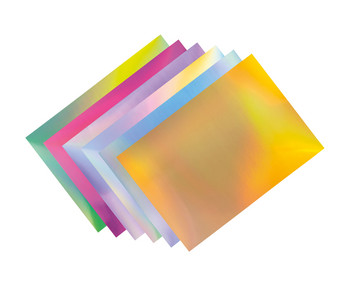 Tonpapier Magic Rainbow irisierend 120 g/m² 50 x 70 cm 10 Bogen