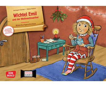 Wichtel Emil und der Weihnachtswirbel Kamishibai Bildkartenset