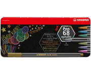 STABILO® Premium Filzstifte Pen 68 metallic 8er Set 2