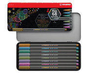 STABILO® Premium Filzstifte Pen 68 metallic 8er Set 1