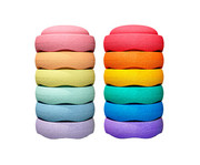stapelstein® Mini rainbow 6 Stück ∅ 13 5 cm 2