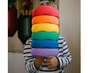stapelstein® Mini rainbow 6 Stück ∅ 13 5 cm 1