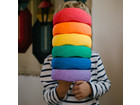 stapelstein® Mini rainbow 6 Stück ∅ 13 5 cm