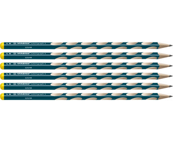 STABILO® Linkshänder Bleistifte EASYgraph Kartonetui 6 Stück