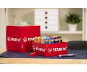 STABILO® Buntstifte woody 3 in 1 XL Box 24 Farben inkl Spitzer 76 Stück 3