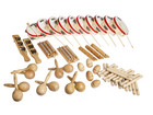 Percussion Set Holz 37 teilig