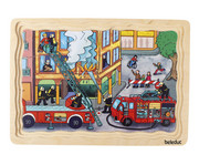 beleduc Lagen Puzzle Feuerwehr 7