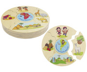 beleduc HUMANICO Puzzle Kontinente 1