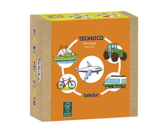 beleduc TECHNICO Puzzle Fahrzeuge