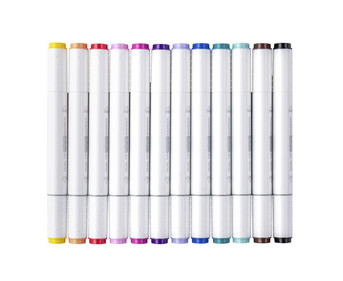 JOLLY Textilmarker Nachfüllstifte für Airbrush 12 Stück