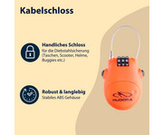 HUDORA Kabelschloss 3