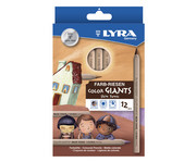 LYRA FARB RIESEN® Skin Tones 12 Stück im Etui 1