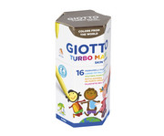 GIOTTO Fasermaler Turbo Maxi Skin Tones 16 Stück 2