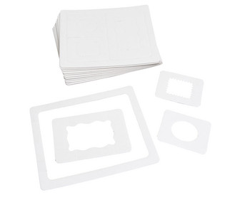 Blanko Bilderrahmen DIY Set 48 Stück