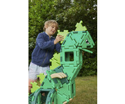 POLYDRON Giant Großes Dinosaurier Set 130 teilig 5