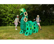 POLYDRON Großes Dinosaurier Set 130 teilig 1