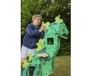 POLYDRON Großes Dinosaurier Set 130 teilig 5