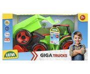 LENA® GIGA TRUCKS Traktor mit Frontlader & Anhänger 4