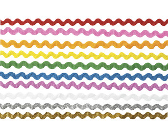 Zackenlitze 10 Farben