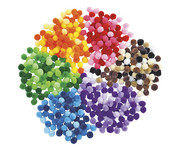 Großes Pompon Set 1500 Stück 3
