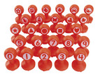 Zahlen und Formenstempel 26 Stück