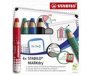STABILO® MARKdry Whiteboard und Flipchart Marker Set 1