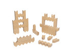 Zickzack Bausteine aus Holz