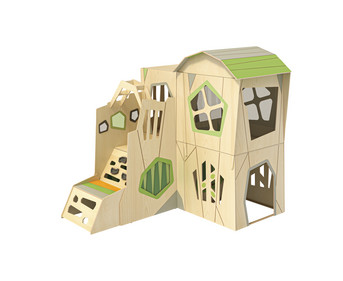 Spielturm Owlaf Eckkombination 5 teilig