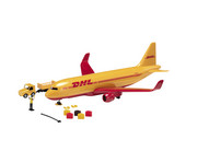 Siku DHL Frachtflugzeug mit Zubehör 1