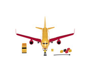 Siku DHL Frachtflugzeug mit Zubehör 2