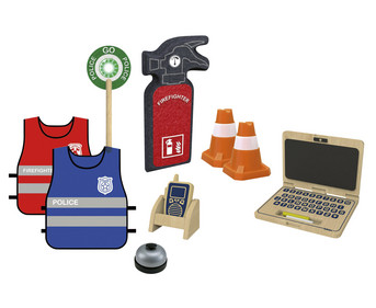 beleduc Rollenspiel Set Feuerwehr & Polizei