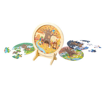 4 Jahreszeiten Lagenpuzzle