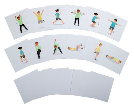 Betzold Bewegungskarten Fitness für Pocket Cube