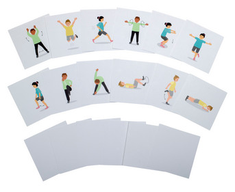 Betzold Bewegungskarten Fitness für Pocket Cube