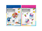 folia Selbstklebendes Glitzer Moosgummi 5 Bogen