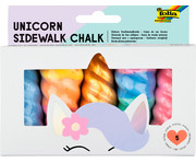folia Einhorn Straßenmalkreide 5 Stück 1