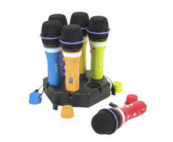 Easi Speak® Bluetooth Rainbow Mikrofon 6 Stück